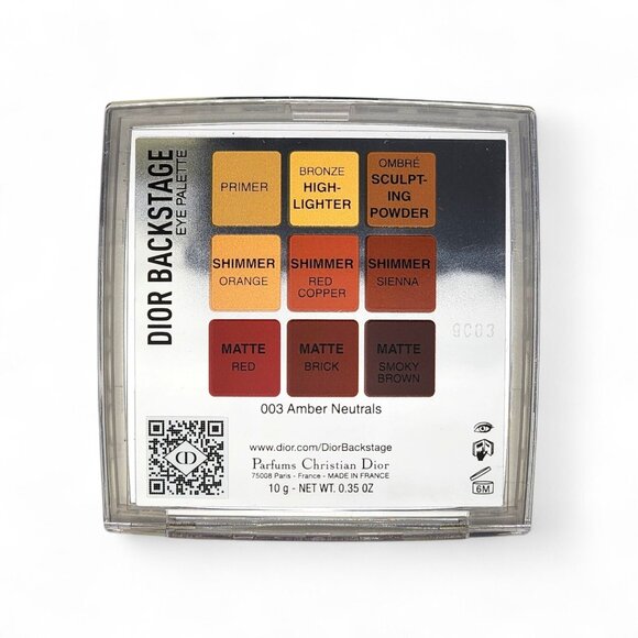 ​Dior Backstage Eye Palette 003 Amber Neutrals 10g 0.35oz - Picture 3 of 6